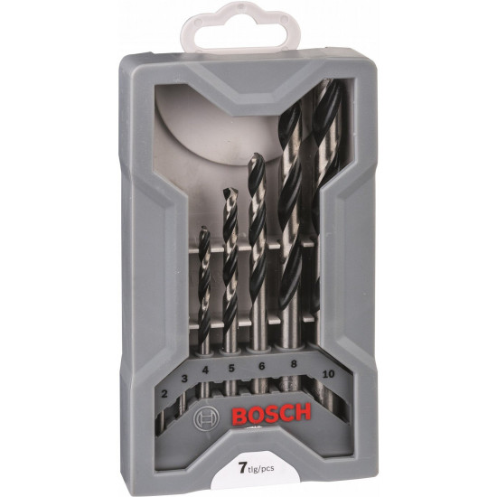 A set of drills Bosch HSS PointTeQ on metal of 7 pieces A set of drills Bosch HSS PointTeQ on metal of 7 pieces
