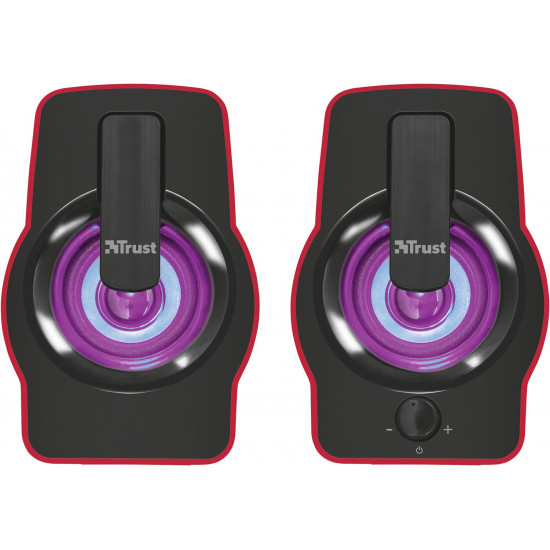 Trust 2.0 Gemi RGB Red (22979) speaker system Trust 2.0 Gemi RGB Red (22979) speaker system