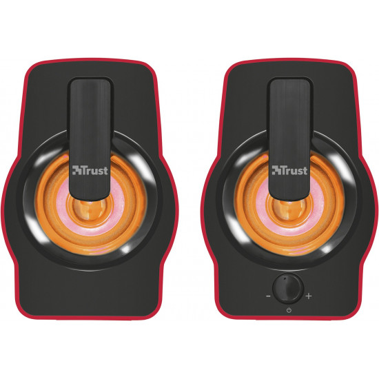 Trust 2.0 Gemi RGB Red (22979) speaker system Trust 2.0 Gemi RGB Red (22979) speaker system