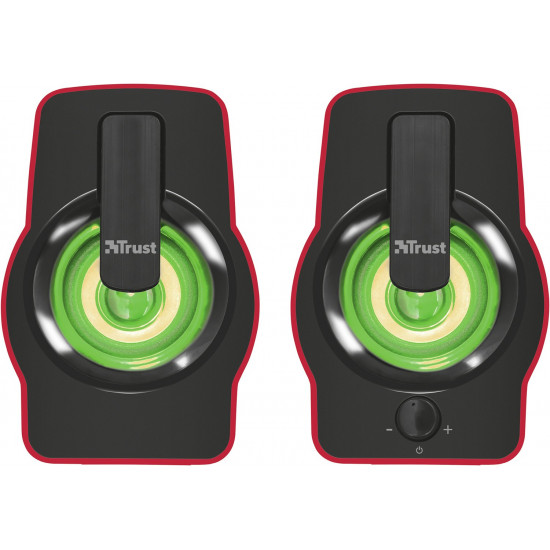 Trust 2.0 Gemi RGB Red (22979) speaker system Trust 2.0 Gemi RGB Red (22979) speaker system