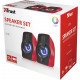 Trust 2.0 Gemi RGB Red (22979) speaker system Trust 2.0 Gemi RGB Red (22979) speaker system