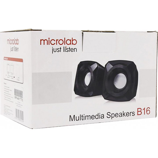 Speaker system 2.0 Microlab B-16 Black Speaker system 2.0 Microlab B-16 Black