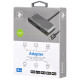 Адаптер 2E Type C to USB 3.0+AUX+HDMI+VGA+USB Type C, 0.15m, black Адаптер 2E Type C to USB 3.0+AUX+HDMI+VGA+USB Type C, 0.15m, black