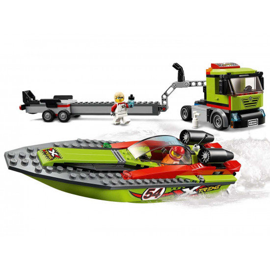 Конструктор LEGO City Транспортировщик скоростных катеров (60254 L) Конструктор LEGO City Транспортировщик скоростных катеров (60254 L)
