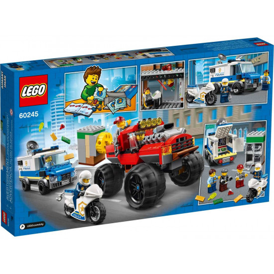 Конструктор LEGO City Ограбление полицейского монстр-трака (60245 L) Конструктор LEGO City Ограбление полицейского монстр-трака (60245 L)