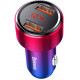 Автомобильное ЗУ Baseus Magic Series Dual QC 2x3.0, display, red Автомобильное ЗУ Baseus Magic Series Dual QC 2x3.0, display, red