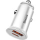 Автомобильное ЗУ Baseus Circular USB, Type-C PD3.0, QC4.0, white Автомобильное ЗУ Baseus Circular USB, Type-C PD3.0, QC4.0, white