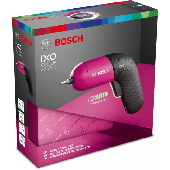 Акумуляторний шуруповерт Bosch IXO VI Colour, LED Акумуляторний шуруповерт Bosch IXO VI Colour, LED