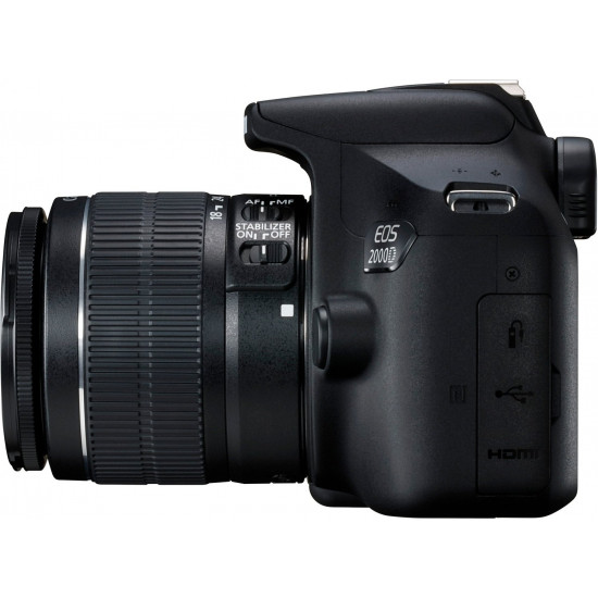 CANON EOS camera 2000D 18-55 DC III Black (2728C007) CANON EOS camera 2000D 18-55 DC III Black (2728C007)