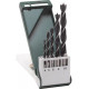 A set of drills of Bosch on a tree of 5 pieces A set of drills of Bosch on a tree of 5 pieces