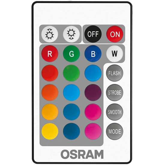 Lamp LED OSRAM LED A60 9W 806Lm 2700K+RGB E27 remote control panel Lamp LED OSRAM LED A60 9W 806Lm 2700K+RGB E27 remote control panel