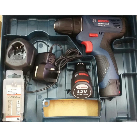 Аккумуляторная дрель-шуруповерт Bosch GSR 120-LI, 12В Аккумуляторная дрель-шуруповерт Bosch GSR 120-LI, 12В