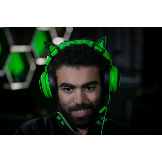 Насадки для наушников Razer Kitty Ears for Kraken (Green) (RC21-01140200-W3M1) Насадки для наушников Razer Kitty Ears for Kraken (Green) (RC21-01140200-W3M1)