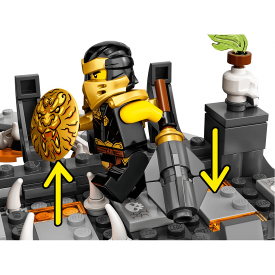 Конструктор LEGO Ninjago Подземелье колдуна-скелета (71722) Конструктор LEGO Ninjago Подземелье колдуна-скелета (71722)