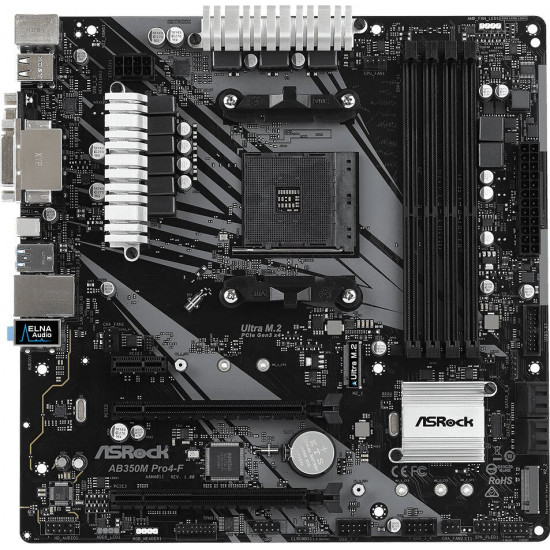 ASRock AB350M PRO4-F motherboard ASRock AB350M PRO4-F motherboard