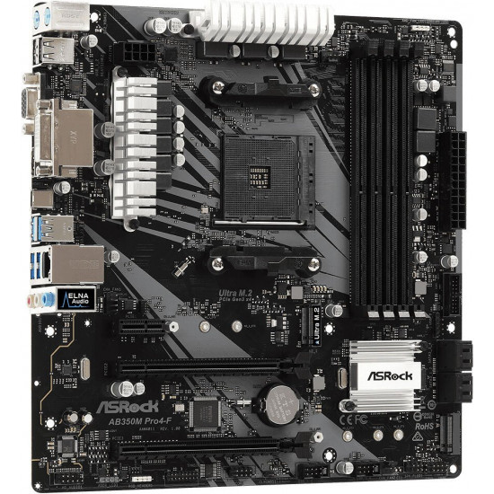 ASRock AB350M PRO4-F motherboard ASRock AB350M PRO4-F motherboard