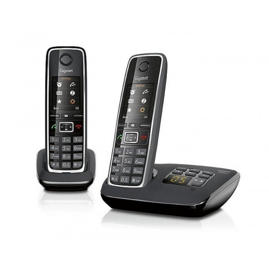 Телефон DECT Gigaset C530 DUO Black Телефон DECT Gigaset C530 DUO Black