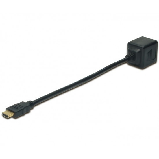 Адаптер Digitus HDMI Y 2m, black (AK-330400-002-S) Адаптер Digitus HDMI Y 2m, black (AK-330400-002-S)