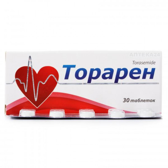 Торарен таблетки по 10 мг, 30 шт. Торарен таблетки по 10 мг, 30 шт.