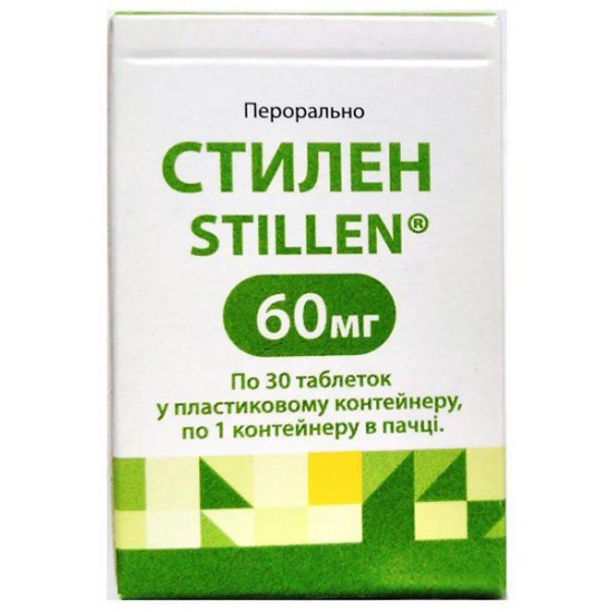 It is stylish tablets on 60 mg, 30 pieces. It is stylish tablets on 60 mg, 30 pieces.