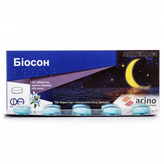 Biodream of a tablet from insomnia No. 10 Biodream of a tablet from insomnia No. 10