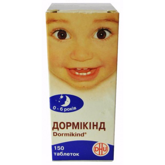 Dormikind of a tablet for children, 150 pieces. Dormikind of a tablet for children, 150 pieces.