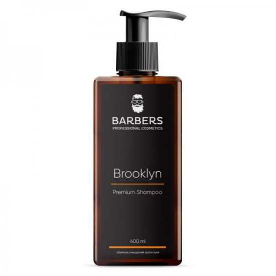 The men shampoo against dandruff of Barbers Brooklyn, 400 ml The men shampoo against dandruff of Barbers Brooklyn, 400 ml
