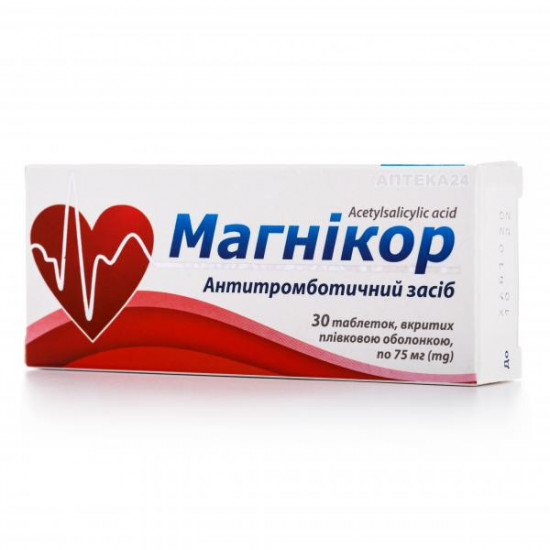 Magnikor of a tablet on 75 mg, 30 pieces. Magnikor of a tablet on 75 mg, 30 pieces.
