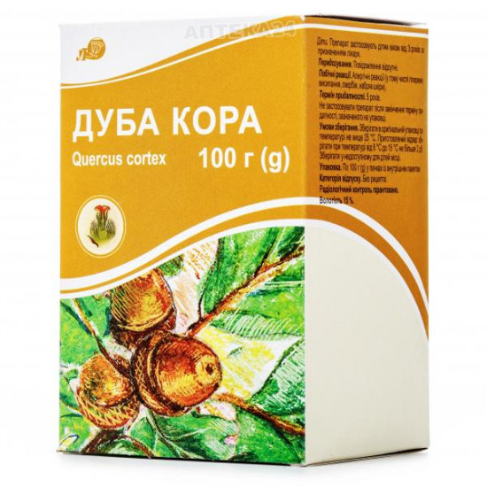 Дуба кора 100 г Лубныфарм Дуба кора 100 г Лубныфарм