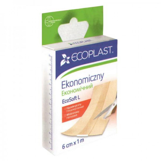 Ecoplast пластырь медицинский водостойкий бактерицидный 6 см x 10 см Ecoplast пластырь медицинский водостойкий бактерицидный 6 см x 10 см