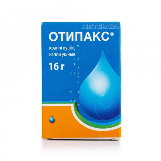 Otipaks drops ear, 16 g Otipaks drops ear, 16 g