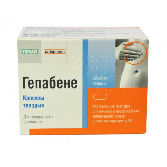 Gepabene of the capsule, 30 pieces. Gepabene of the capsule, 30 pieces.
