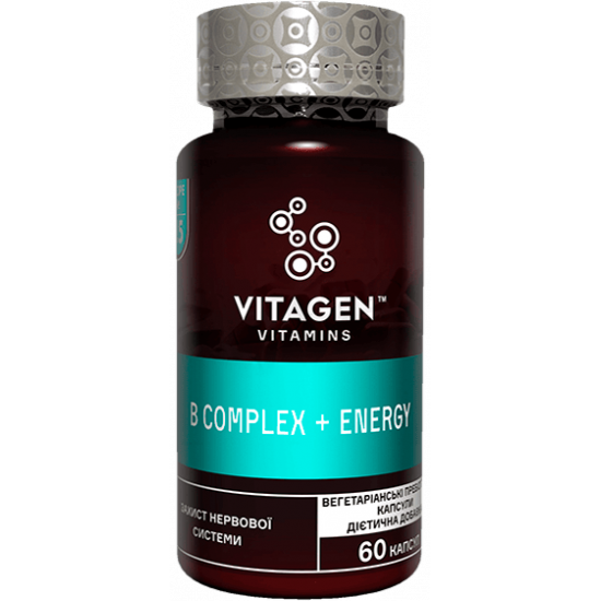 VITAGEN комплекс №25 В-Комплекс + Энергия капсулы, 60 шт. VITAGEN комплекс №25 В-Комплекс + Энергия капсулы, 60 шт.