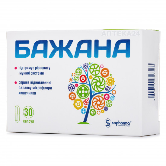 Бажана капсулы, 30 шт. Бажана капсулы, 30 шт.