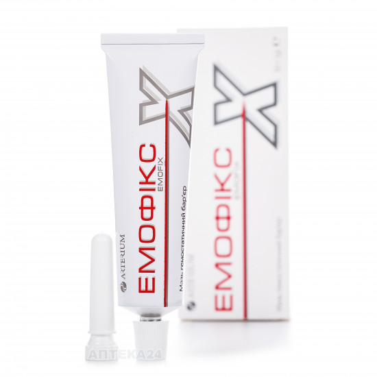 Emofix ointment haemo static barrier with the applicator, 30 g Emofix ointment haemo static barrier with the applicator, 30 g