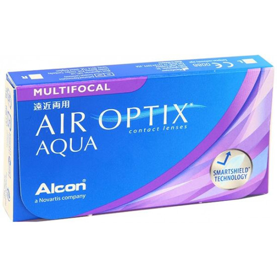 Contact lenses of Air Optix Aqua Multifocal of 3 pieces 8.6 +02.50 Contact lenses of Air Optix Aqua Multifocal of 3 pieces 8.6 +02.50