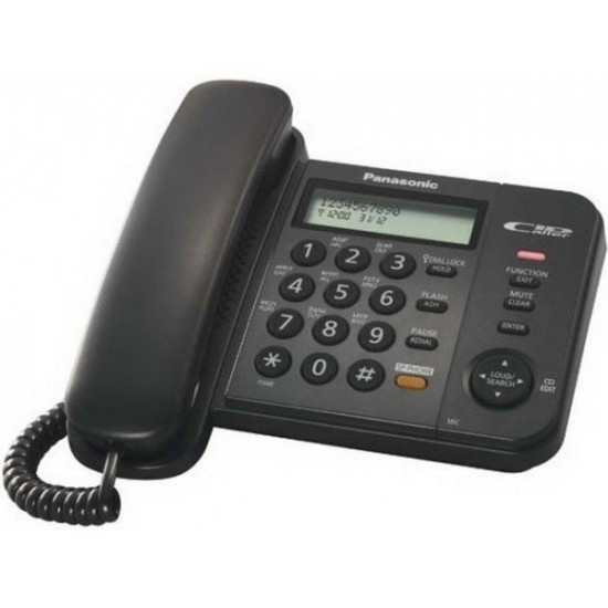 Phone cord Panasonic KX-TS2356UAB Black Phone cord Panasonic KX-TS2356UAB Black
