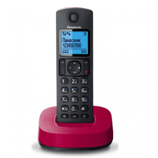 DECT Panasonic KX-TGC310UCR Black Red phone DECT Panasonic KX-TGC310UCR Black Red phone