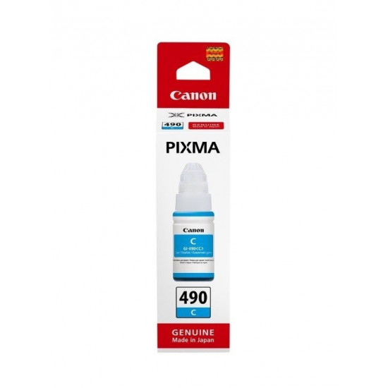 CANON GI-490 PIXMA G1400/G2400/G3400 Cyan ink 70ml (0664C001) CANON GI-490 PIXMA G1400/G2400/G3400 Cyan ink 70ml (0664C001)