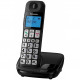 DECT Panasonic KX-TGE110UCB Black phone DECT Panasonic KX-TGE110UCB Black phone