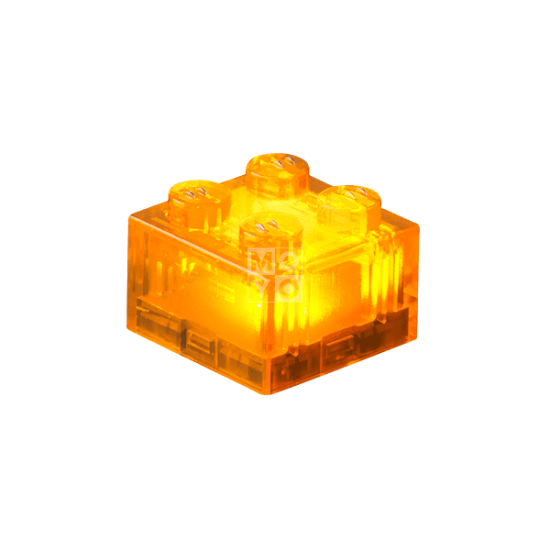 Конструктор Light Stax с LED подсветкой Transparent оранжевый 1 эл. 2х2 (LS-S11904-05) Конструктор Light Stax с LED подсветкой Transparent оранжевый 1 эл. 2х2 (LS-S11904-05)
