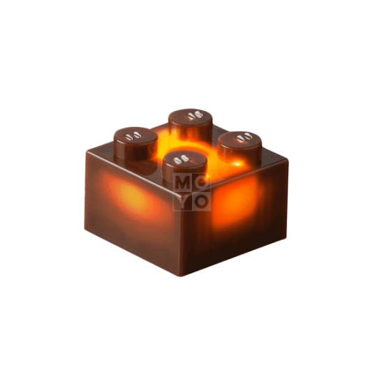 Конструктор Light Stax с LED подсветкой Regular коричневый 1 эл. 2х2 (LS-S11902-06) Конструктор Light Stax с LED подсветкой Regular коричневый 1 эл. 2х2 (LS-S11902-06)