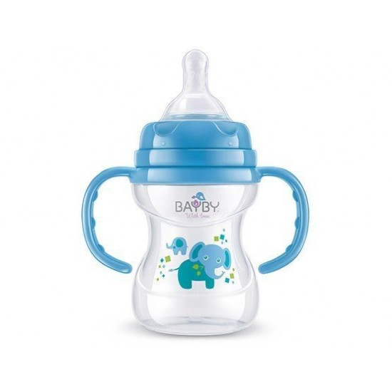 Бутылочка для кормления Bayby BFB6104 150ml 6м+ синий (BFB6104) Бутылочка для кормления Bayby BFB6104 150ml 6м+ синий (BFB6104)