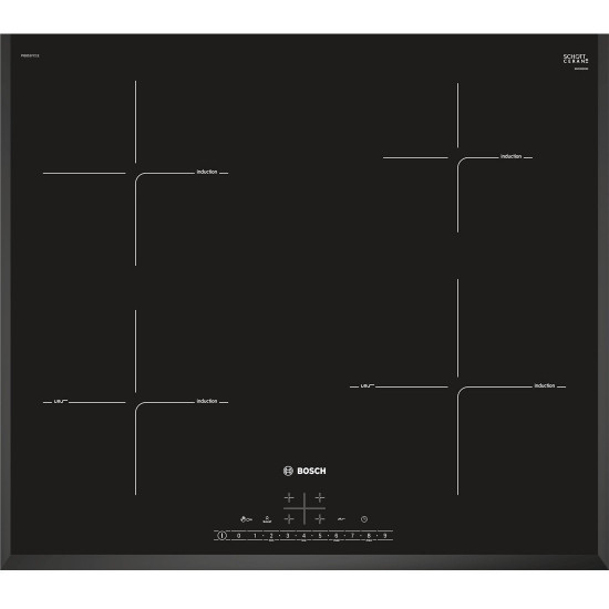 Cooking surface of Bosch PIE651FC1E Cooking surface of Bosch PIE651FC1E