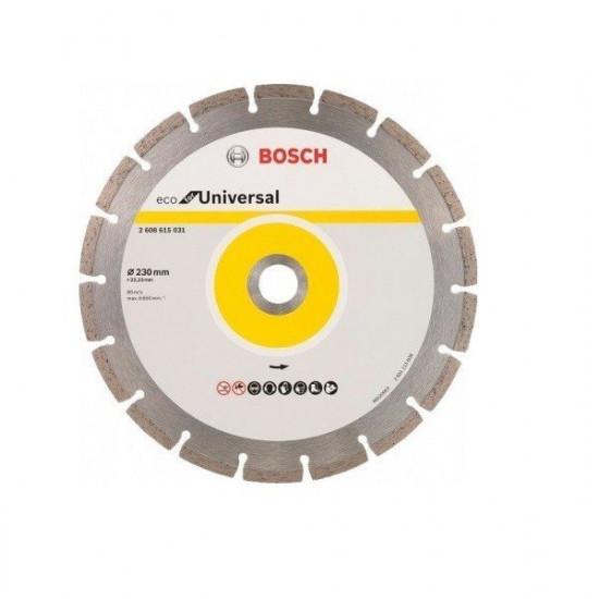 Коло алмазне відрізне Bosch ECO Universal 230мм (2608615031) Коло алмазне відрізне Bosch ECO Universal 230мм (2608615031)