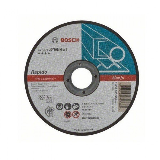 Відрізне коло по металу Bosch 125Х1,0 (2608603396) Відрізне коло по металу Bosch 125Х1,0 (2608603396)