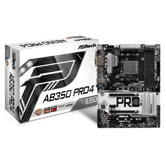 Материнська плата ASROCK AB350 PRO4 Материнська плата ASROCK AB350 PRO4