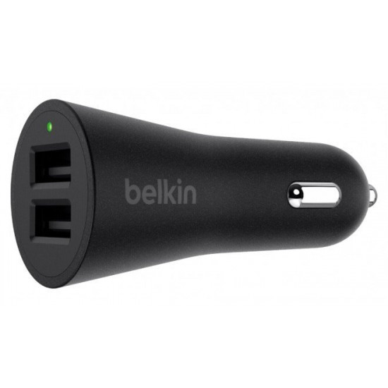 Belkin Metallic Dual USB Black car charger Belkin Metallic Dual USB Black car charger