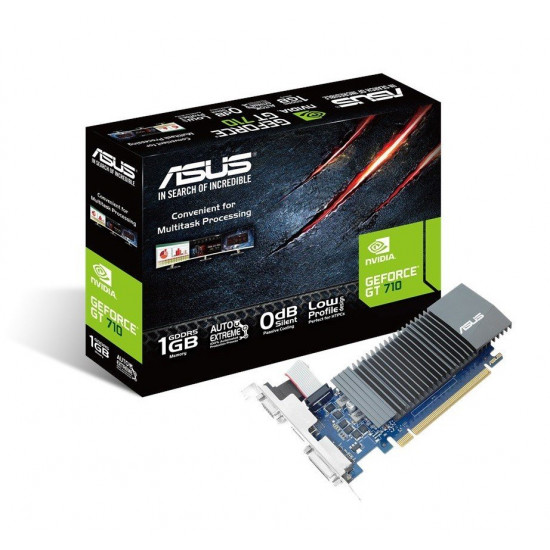 Видеокарта ASUS GeForce GT710 1GB DDR5 (GT710-SL-1GD5) Видеокарта ASUS GeForce GT710 1GB DDR5 (GT710-SL-1GD5)
