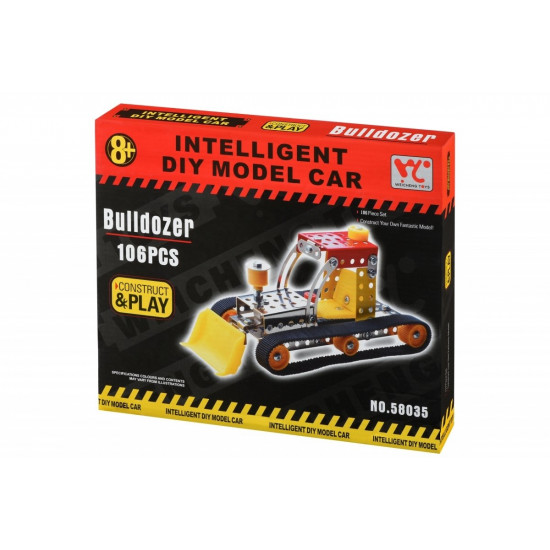 Конструктор металевий Same Toy Inteligent DIY Model Car Бульдозер 106 елементів (58035Ut) Конструктор металевий Same Toy Inteligent DIY Model Car Бульдозер 106 елементів (58035Ut)